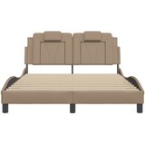  Okvir za krevet Viana bez madraca boja cappuccina 120x200 cm umjetna koža | shoptok.hr