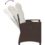  Vrtna stolica 2 pcs Smeđa i krem 56 x 60 x 112 cm | shoptok.hr