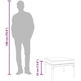  Vrtni taburei sa sivim jastucima 2 kom 60 x 60 x 35 cm čelični | shoptok.hr
