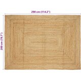  Tepisi za područja Prirodna 200 x 290 cm Juta | shoptok.hr