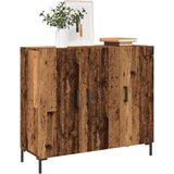 vidaXL Komoda starinski les 90x34x80 cm inženirski les | Shoptok.si