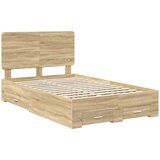  Konstrukcija postelje Sonoma hrast 120 x 200 cm Konstruiran les, (5000102127) | Shoptok.si