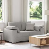  Dvosjed Sofa Roza Siva 120 cm Tkanina u