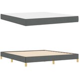  s opruga kutije Tamno siva 180 x 200 cm tkanina | shoptok.hr