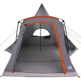  Teepee šator s krovom Siva i narančasta 545 x 450 x 295 cm | shoptok.hr