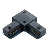 Konektor za monofazni šinski reflektor crni PVC M-2TRACK-L-B