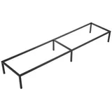 okvir sa nogarama MIX&MODUL 134 x 29 x 15,2 cm, crni