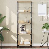 vidaXL Knjižna polica sonoma hrast 50x33x153 cm inženirski les | Shoptok.si