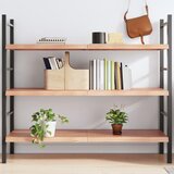Maison Chic Stenska polica - Viseča Polica svetlo rjava 140x60x(2-4) cm trdna hrastovina, (21784674) | Shoptok.si