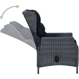 9-dijelni vrtni blagovaonski set od poliratana tamnosivi | shoptok.hr