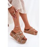 Boto Women's Sandals On Chunky Platform With Weaving And Buckles Multicolor | ePonuda.com