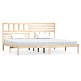 Furnova Posteljni okvir iz trdne borovine 200x200 cm, (21933985) | Shoptok.si