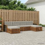  Set vanjskih sofa 6 kom. Čvrsto drvo akacije | shoptok.hr