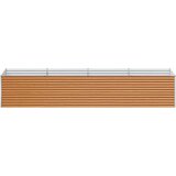  Povišena vrtna gredica 390 x 100 x 68 cm Cinkani čelik | Eponuda.com