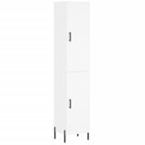 Maison Chic Visoka omara - Komoda - Predalnik bela 34,5x34x180 cm inženirski les, (21722462) | Shoptok.si
