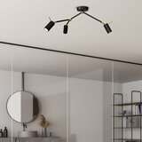  Stropna spot svetiljka IRIS 3xGU10/MR11/40W/230V crna/zlatna | Eponuda.com