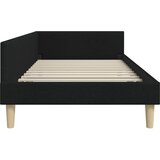  Kutni okvir kreveta Crna 80 x 200 cm tkanina | shoptok.hr
