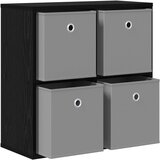  Kreveta s ladicama Crni hrast 59,5 x 27 x 57 cm | shoptok.hr