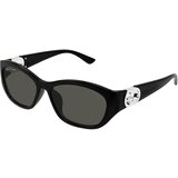 Gucci GG1826SK 001 ONE SIZE (57) Črna/Siva Cene