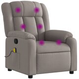 Maison Chic masažni naslanjač - Relax naslanjač taupe blago, (22134943) | Shoptok.si
