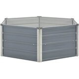  Vrtna Visoka Posuda za Biljke 129x129x45cm Pocinčani čelik boja | Eponuda.com