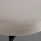 Bessagi Home stol lea, bež, žamet | Shoptok.si