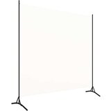 vidaXL Sobna pregrada s 1 panelom krem-bijela 175 x 180 cm | shoptok.hr