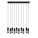 Eglo Viseća lampa BERNABETA 10xGU10 crna 1170 mm 39707 | Eponuda.com