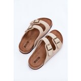 Big Star Suede Women's Slippers With Buckles | ePonuda.com
