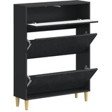 Ormar za cipele DELFT 78 x 24 x 103 cm Konstruirano drvo Crna - Crna | shoptok.hr