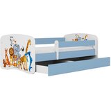 MID.YOU Dječji krevet Dreamy ZOO 2 160x80 sa madracem s ladicom Plava | shoptok.hr