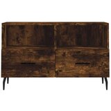 TV ormarić dimljeni hrast 80 x 36 x 50 cm konstruirano drvo | shoptok.hr