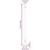  Uvlačiva bočna tenda za terasu 220 x 500 cm crna | shoptok.hr