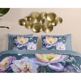 Descanso Modra enojna/podaljšana posteljnina iz bombažnega satena 140x220 cm Mirery – | Shoptok.si
