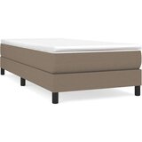  Box spring postelja z vzmetnico taupe 80x200 cm blago, (20792161) | Shoptok.si