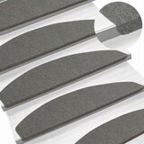  Samoljepljivi stepenasti ulošci 15 pcs Siva 80 x 28 x 3,5 cm | shoptok.hr