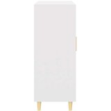 vidaXL Komoda bela 69,5x34x90 cm inženirski les | Shoptok.si