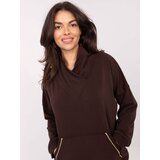 RUE PARIS Sweatshirt-RV-BL-A874.01P-dark brown | Shoptok.si