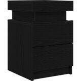  Noćni ormar Crni hrast 35 x 39 x 55 cm Konstruirano drvo | Eponuda.com