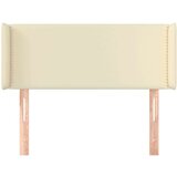  Vzglavje z ušesi krem 103x16x78/88 cm umetno usnje, (20738163) | Shoptok.si