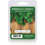 Kringle Candle Balsam & Cedar vosek za aroma lučko 64 g Cene