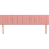  Uzglavlja ružičasta 160x5x78/88 cm baršunasta | shoptok.hr