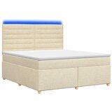  Boxspring krevet s madracem Krem 140 x 200 cm Tkanina - Krem 140 x 200 cm Dizajn linija | shoptok.hr