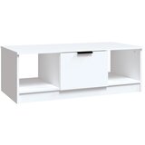 vidaXL Klubska mizica bela 102x50x36 cm inženirski les, (20711571) | Shoptok.si