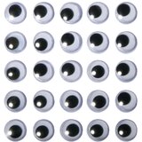 RAYHER Očesa plastična, samolepljiva, 10mm ,24 kosov, (20631548) | Shoptok.si