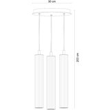 Zuma line 1221 - Visilica na sajli ARIA 3xE14/7W/230V zlatna | Eponuda.com