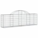  Lučne gabionske košare 11 kom 200x30x60/80 cm pocinčano željezo | shoptok.hr