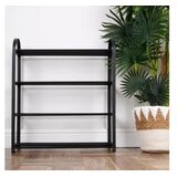 Vilde Regal za čevlje s 4 policami, črn, 50x19x57cm, (5000289760) | Shoptok.si