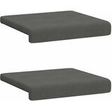  Jastučić za klupu 2 kom. Kord Tamnosiva Dubina 35 cm | shoptok.hr