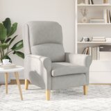 Svjetlosiva fotelja Svjetlosiva Tkanina Standard Ergonomska | shoptok.hr